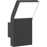  Vanjska LED zidna svjetiljka crna od lijevanog aluminija | shoptok.hr