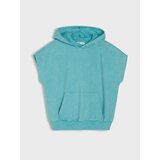 Sinsay Pamučna majica s kapuljačom i washed efektom | shoptok.hr