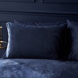 Catherine Lansfield Modra enojna žametna posteljnina 135x200 cm Kingsley – | Shoptok.si