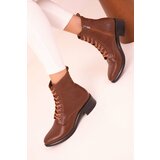 Soho Tan-Green Women's Boots & Booties 17474 Cene