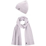 Vuch Set pletene kape i šala Rowdy Light Grey, šal 31 x 178 cm Cijene