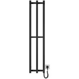 Kupaonski radijator HF SLIM 110W/230V, 117 x 25 cm, crni, pravougaoni | Eponuda.com