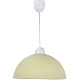Candellux Lighting kremno bela viseča svetilka s steklenim senčnikom ø 22 cm vanilia Cene