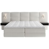 Esposa postelja boxspring 180 cm x 200 cm , tekstil naravne barve | Shoptok.si