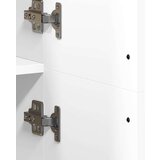  Visoka komoda bijela 70x35x180 cm od konstruiranog drva | shoptok.hr