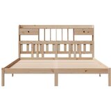  Knjižna postelja brez vzmetnice 180x200 cm trdna borovina | Shoptok.si