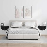  Polica na zidu Zidne Crna 38 x 19 x 19 cm Konstruirano drvo | shoptok.hr