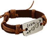 Narukvica Heart Arrow - Smeđa KP33138 | Shoptok.si