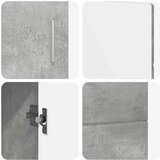  Kreveta Betonski sivi 88 5 x 30 5 x 55 5 cm Konstruirano drvo | shoptok.hr