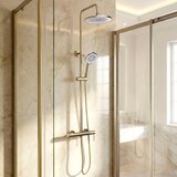 REA Bath Nadžbukni tuš set Rea Foss Clif Brush Gold | shoptok.hr