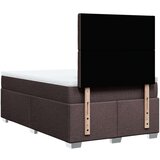  Krevet s oprugama i madracem tamnosmeđi 120 x 200 cm od tkanine | shoptok.hr