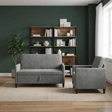  Set sofe s pohranom 2 kom. Tamnosiva Poliester | shoptok.hr