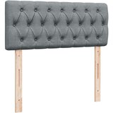 vidaXL Krevet s oprugama i madracem svjetlosivi 120x190 cm od tkanine | shoptok.hr