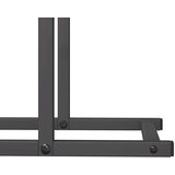  stojalo za drva črno 50x25x60 cm hladno valjano jeklo | Shoptok.si
