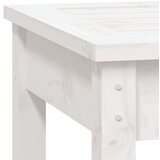  Klupa s 2 sjedala bijela 159 5x44x45 cm masivna borovina | shoptok.hr