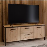 Modern Living Tv-element Kirikus, Barva Hrasta, Črna | Shoptok.si