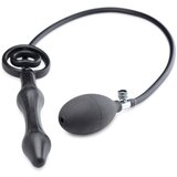 Master Series Devils Rattle Inflatable Silicone Anal Plug with Cock and Ball Ring Cene