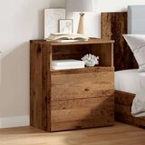 vidaXL Noćni ormarić boja staro drvo 50 x 32 x 60 cm od iverice | shoptok.hr