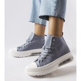Gemre Quiet High-Top Grey Sneakers Cene