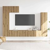  TV omara 5-delna stenski artisan hrast inženirski les, (21778969) | Shoptok.si