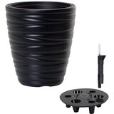 Microcer Saksija Maze standard 30x33 cm sa vodomerom - antracit S433 | Eponuda.com