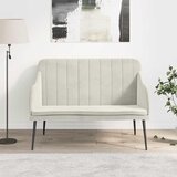  Klupa krem 110 x 76 x 80 cm baršunasta | shoptok.hr