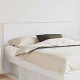  Vzglavje z vzglavjem Bela 150 cm Konstruiran les | Shoptok.si