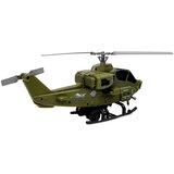 Vojni helikopter za igru sa kom i kacigom - zeleni | shoptok.hr