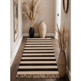 Hanse Home Črn/kremno bel obojestranski/ročno tkan tekač iz jute 80x300 cm Playa – | Shoptok.si