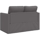  Podni kauč na razvlačenje 2-u-1 sivi 112x174x55 cm umjetna koža | Eponuda.com