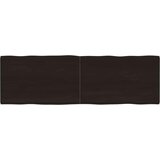 Stolna ploča tamnosmeđa 160x50x(2-4) cm obrađena hrastovina | shoptok.hr