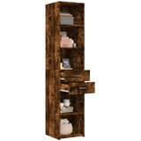  Visoka komoda boja hrasta 40x42,5x185 cm od konstruiranog drva | shoptok.hr