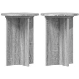  Stalak za biljke 2 pcs Siva sonoma Ø29 5 x 40 cm | shoptok.hr