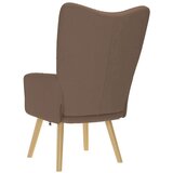  Stolica za opuštanje smeđa od tkanine | shoptok.hr