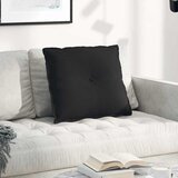  Jastuk za leđa Crna 60 x 50 cm Mikrofiber tkanina | shoptok.hr