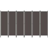 vidaXL Sobna pregrada sa 6 panela antracit 300 x 180 cm | shoptok.hr