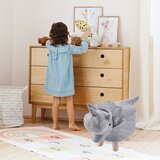 Ad trend Otroški stolček, tabure nosorog 65x27x33cm / tekstil, les, (21318152) | Shoptok.si