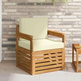  Set vanjskih sofa s jastukom Prirodna 71 x 63 x 73 cm | shoptok.hr