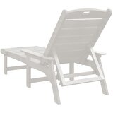  Ležaljka 2 pcs Bijelo 195,5 x 53 x 98,5 cm Polietilen | shoptok.hr