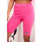 Kesi Włoski Women's cotton set with short sleeves and shorts pink | Shoptok.si
