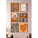 WALLXPERT Art6Cnvset7-1520 Multicolor Decorative Canvas Painting (6 Pieces) | Eponuda.com