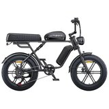 ENGWE M1 E-kolo v slogu motocikla 48V 13Ah+15.6Ah 250W 65Nm navor za dvojno potniško osebo - črna, (21668456) | Shoptok.si