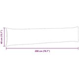 vidaXL jastučići za sofu 2 pcs morska zelena 200 x 40 cm | shoptok.hr