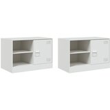 TV ormarići 2 kom bijeli 67 x 39 x 44 cm čelični | Eponuda.ba