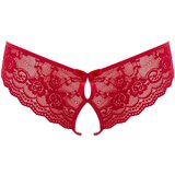Cottelli francosko spodnje perilo za ženske z odprtim lokom (rdeče) - XL | Shoptok.si