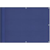 Furnova Balkonsko platno modro 75x700 cm 100 % poliestrski oxford, (22056934) | Shoptok.si