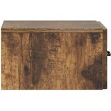  Stenski nočni omarici 2 pcs Dimljen hrast 34,5 x 33 x 20 cm, (5000209493) | Shoptok.si