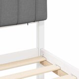 Krevetni okvir s tapiciranim uzglavljem Svijetlo siva Svjetlosiva 205.5 x 145.5 x 84.5 cm | shoptok.hr