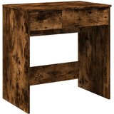  The Living Store Toaletna mizica z ogledalom dimljeni hrast 73x46,5x120 cm - Toaletna Mizica, (21497293) | Shoptok.si