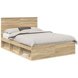  Krevetna konstrukcija Sonoma 140 x 200 cm Čvrsto borovo drvo | shoptok.hr